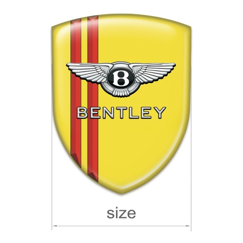 Bentley Silicone Shield Yellow with Red Stripes Edition 