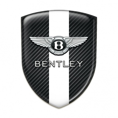 Bentley Emblem Exterior Black carbon with White Band Edition 