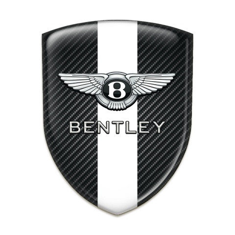 Bentley Emblem Exterior Black carbon with White Band Edition 
