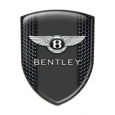 Bentley Silicone Car Decal Badge Perforated Steel version 