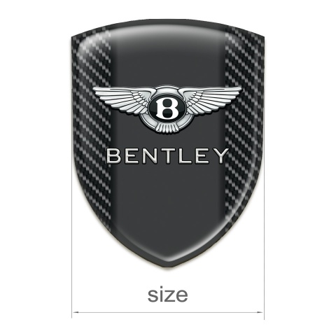 Bentley Silicone Badge Stylish Black Carbon Version 