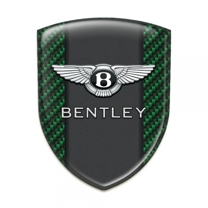 Bentley Auto Emblem Premium Quality Green Carbon Version 