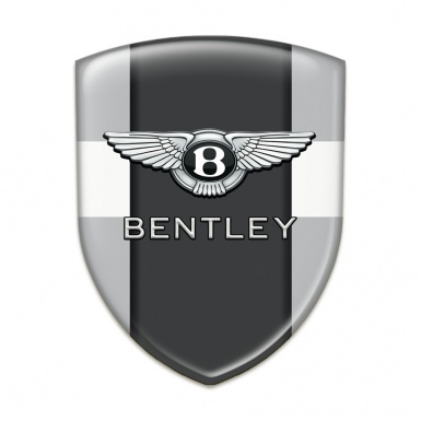 Bentley Emblem Interior Gray White Base Classic Logo 