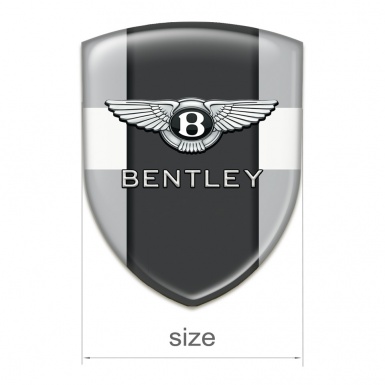 Bentley Emblem Interior Gray White Base Classic Logo 