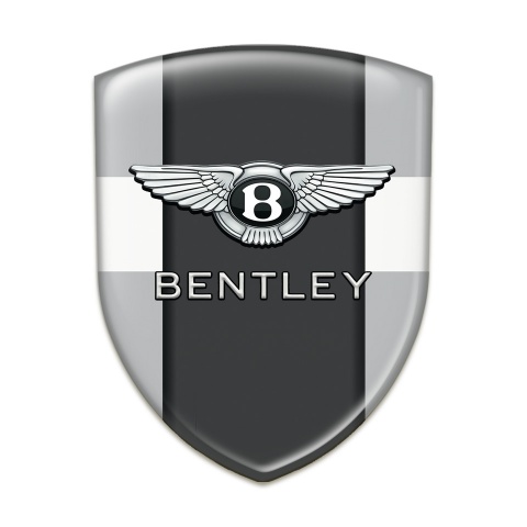 Bentley Emblem Interior Gray White Base Classic Logo 