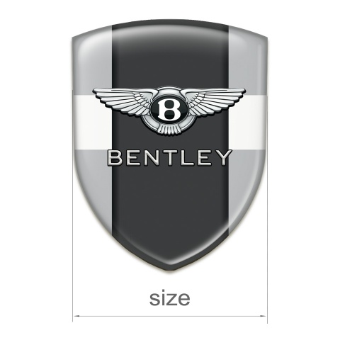 Bentley Emblem Interior Gray White Base Classic Logo 