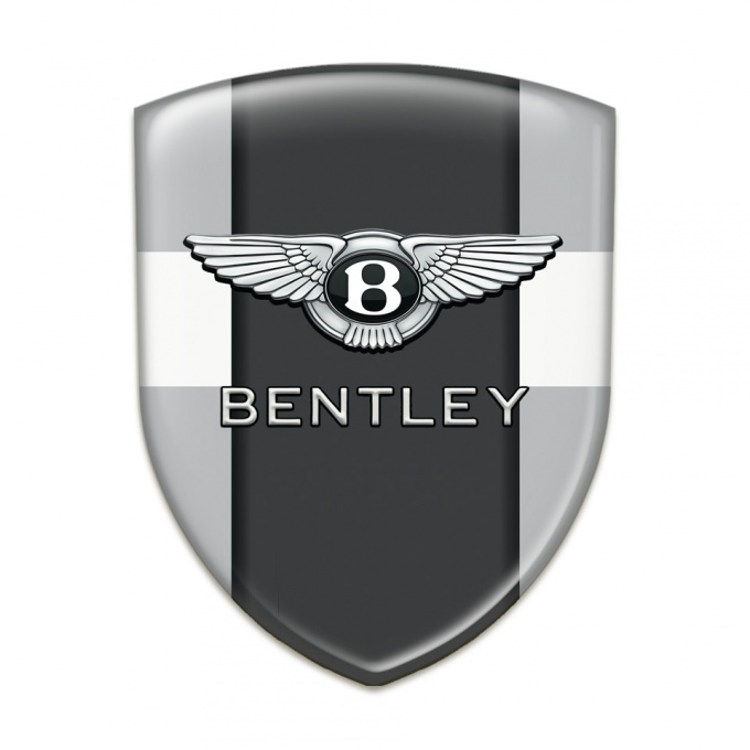 Bentley Emblem Interior Gray White Base Classic Logo 