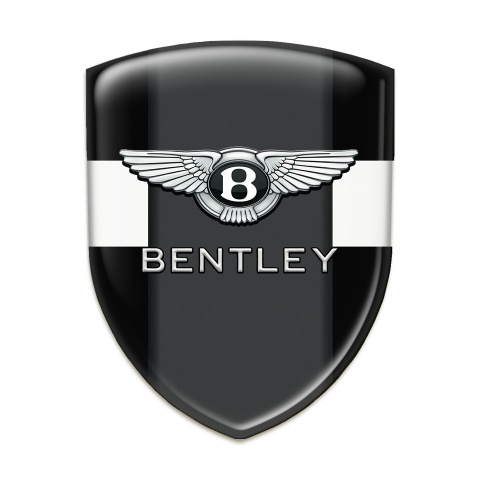 Bentley Tuning Badge Black White Base Classic Logo 