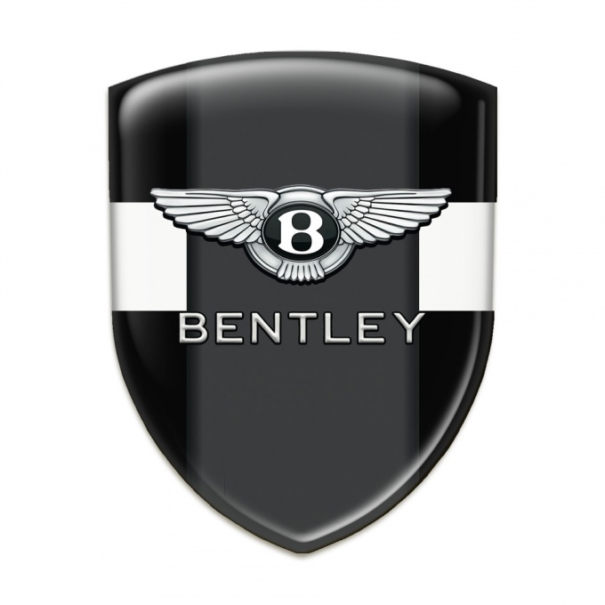 Bentley Tuning Badge Black White Base Classic Logo 