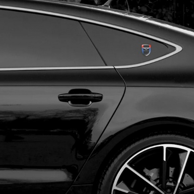 Bentley Emblem Badge Logo Blue Red Decoration 