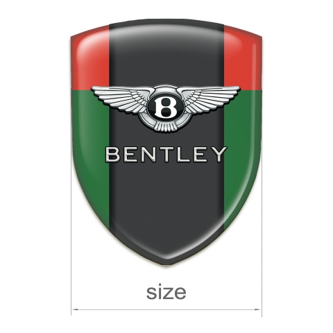 Bentley Logo Emblem Green Red Decoration Style