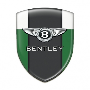 Bentley Tuning Emblem Stylish Green White Design Classic Logo 