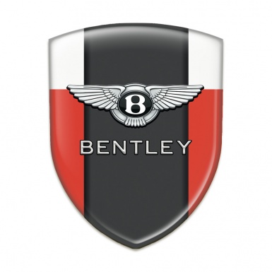 Bentley Auto Emblem Red white Edition Classic Logo 