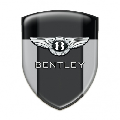 Bentley Emblem Exterior Gray Black Base Classic logo 