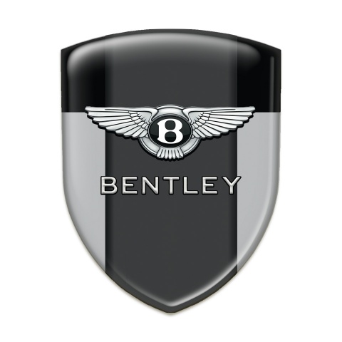 Bentley Emblem Exterior Gray Black Base Classic logo 