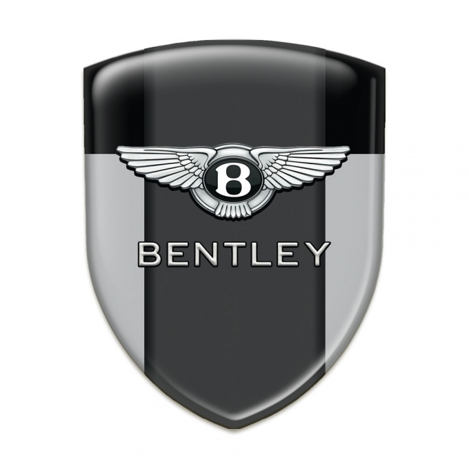Bentley Emblem Exterior Gray Black Base Classic logo 