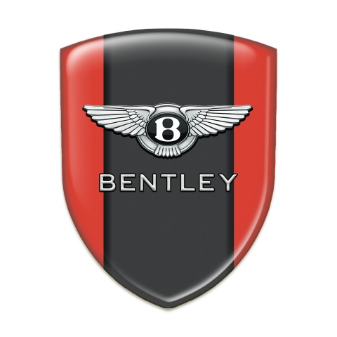 Bentley Silicone Car Decal Badge Red Variant 