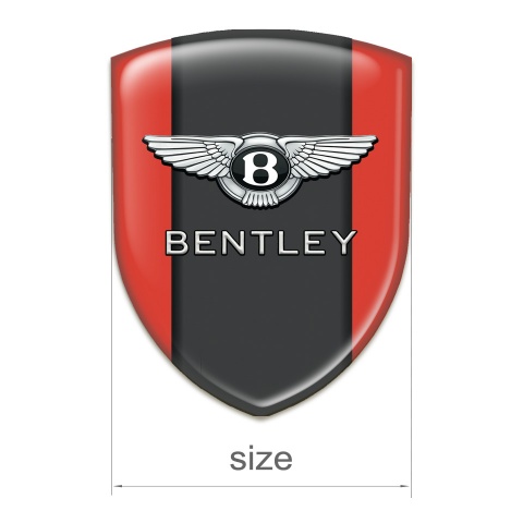 Bentley Silicone Car Decal Badge Red Variant 