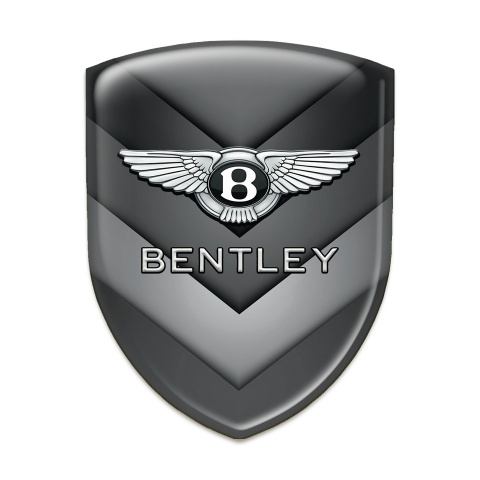 Bentley Tuning Badge  Gray V Form Elements Style 