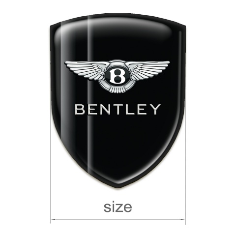 Bentley Car Accessories Badge Black Slabs Design 