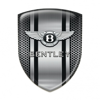 Bentley Car Interior Badge Perforated Metal Design 