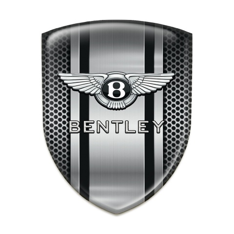 Bentley Car Interior Badge Perforated Metal Design 