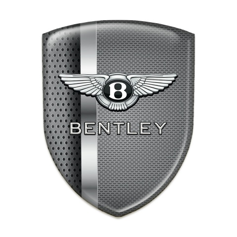 Bentley Silicone Car Decal Badge Metal Elements Style 