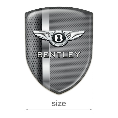 Bentley Silicone Car Decal Badge Metal Elements Style 