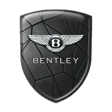 Bentley Emblem Badge Logo dark Mosaic Design 