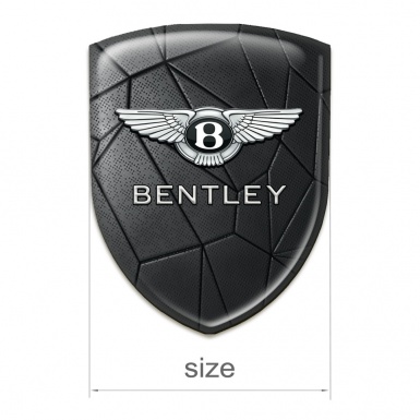 Bentley Emblem Badge Logo dark Mosaic Design 