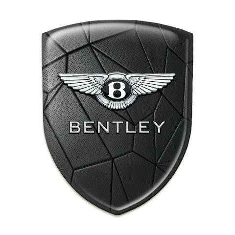 Bentley Emblem Badge Logo dark Mosaic Design 