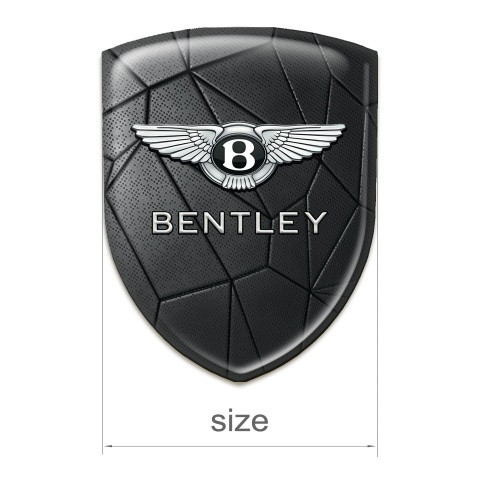 Bentley Emblem Badge Logo dark Mosaic Design 