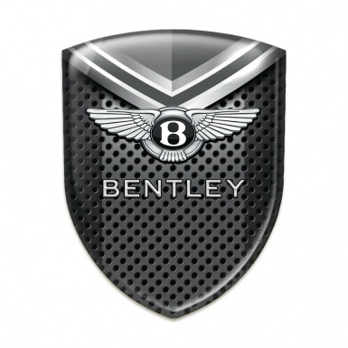 Bentley Emblem Exterior Grille with Gray Details Style 