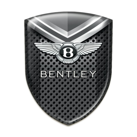 Bentley Emblem Exterior Grille with Gray Details Style 