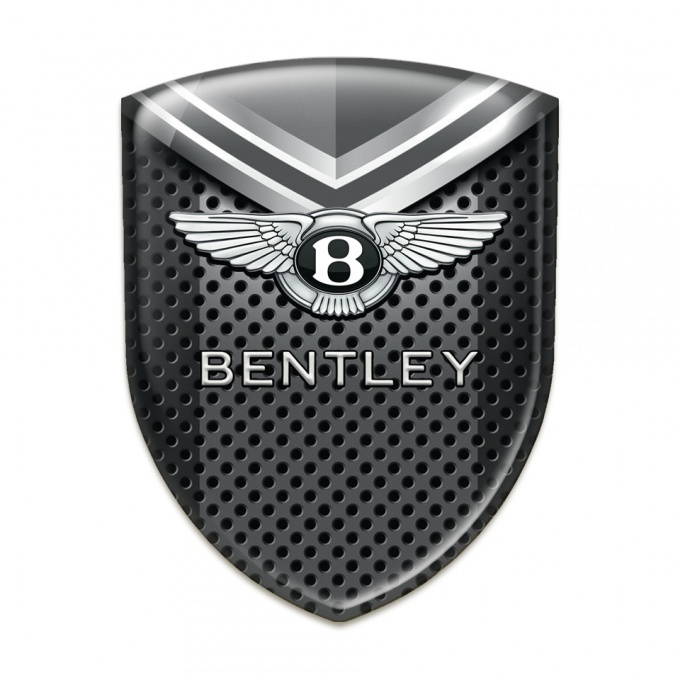Bentley Emblem Exterior Grille with Gray Details Style 