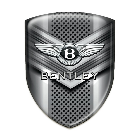 Bentley Tuning Badge  Gray V Shaped Detail 