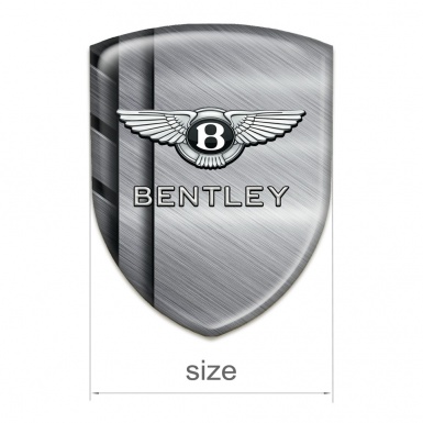Bentley Silicone Car Decal Badge Polished Slabs Effect 