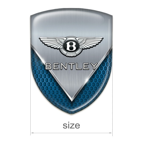 Bentley Silicone Shield Metal with Blue Grille Design 