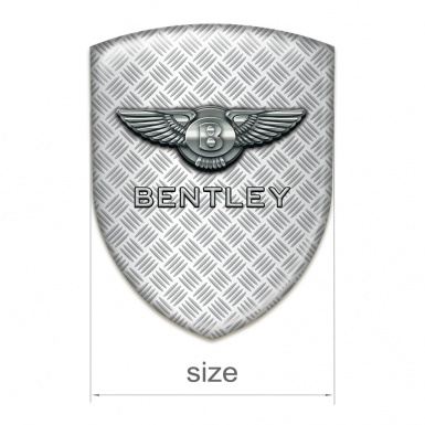 Bentley Car Accessories Badge Mesh Effect Base Metal Logo 