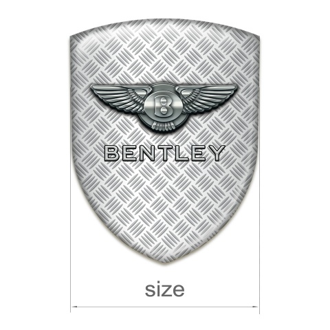 Bentley Car Accessories Badge Mesh Effect Base Metal Logo 
