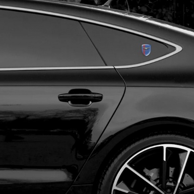 Bentley Emblem Exterior High End Blue with Red Stripes Edition 