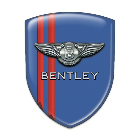 Bentley Emblem Exterior High End Blue with Red Stripes Edition 