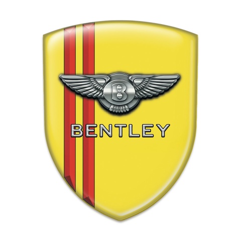 Bentley Emblem Interior Yellow with Red Stripes edition 