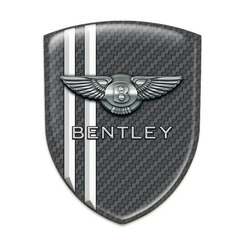Bentley Tuning Badge Carbon With White Base Variant 