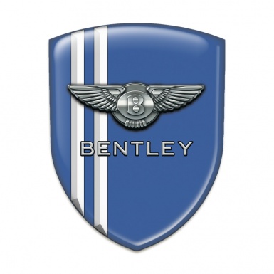 Bentley Tuning Emblem Blue with White Lines Model 