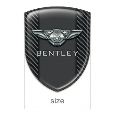 Bentley Resin Sticker Black carbon with Graphite Panel Design 