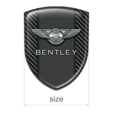 Bentley Resin Sticker Black carbon with Graphite Panel Design 