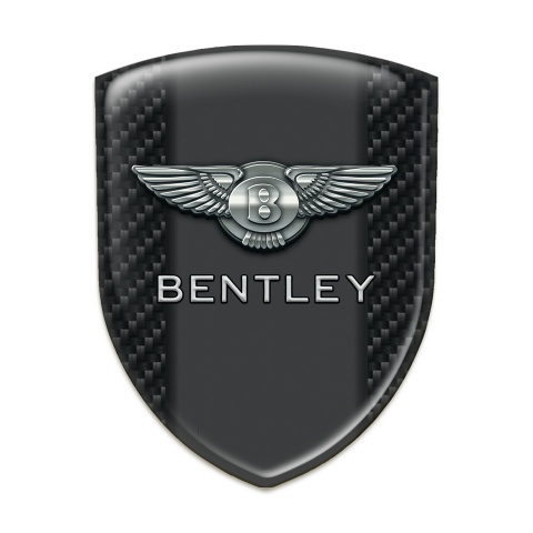 Bentley Emblem Exterior Stylish Dark Carbon Graphite Panel Style 