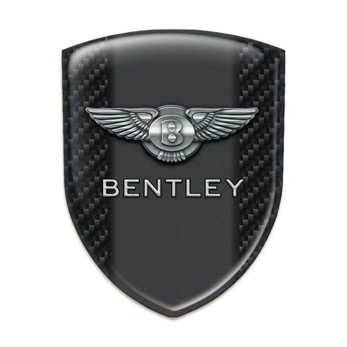 Bentley Emblem Exterior Stylish Dark Carbon Graphite Panel Style 