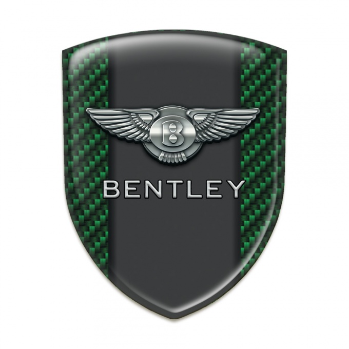 Bentley Emblem Interior High End Green Carbon Graphite Central Panel Style 